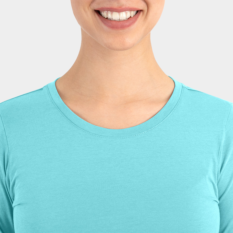 Women's Long Sleeve Underscrub Tee | 6909 - Image 3