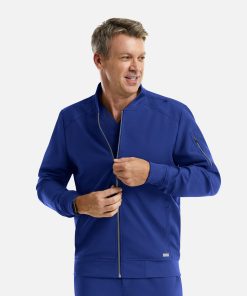 Men's Front Zip Warm-Up Jacket | 5861