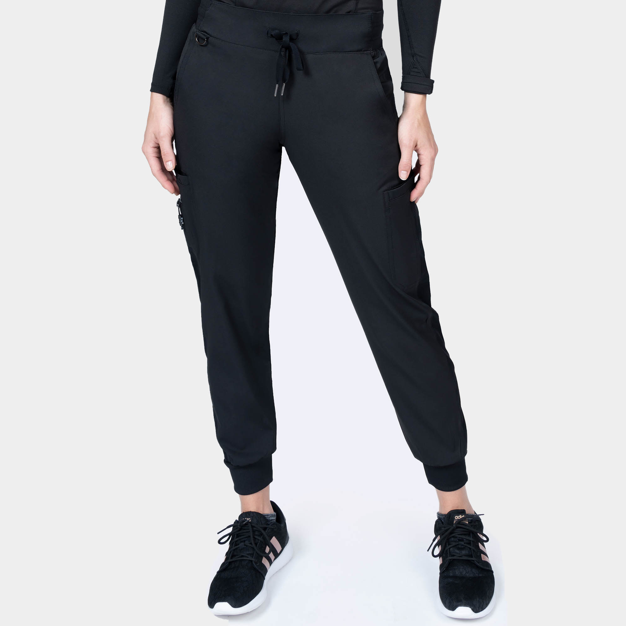 Zavate Jasmin Jogger Pant 3013 Black 01 Jasmin Jogger Pant - Regular Length | 3013 - Cincy Scrubs