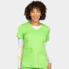 Women's Mock Wrap Scrub Top | 1057