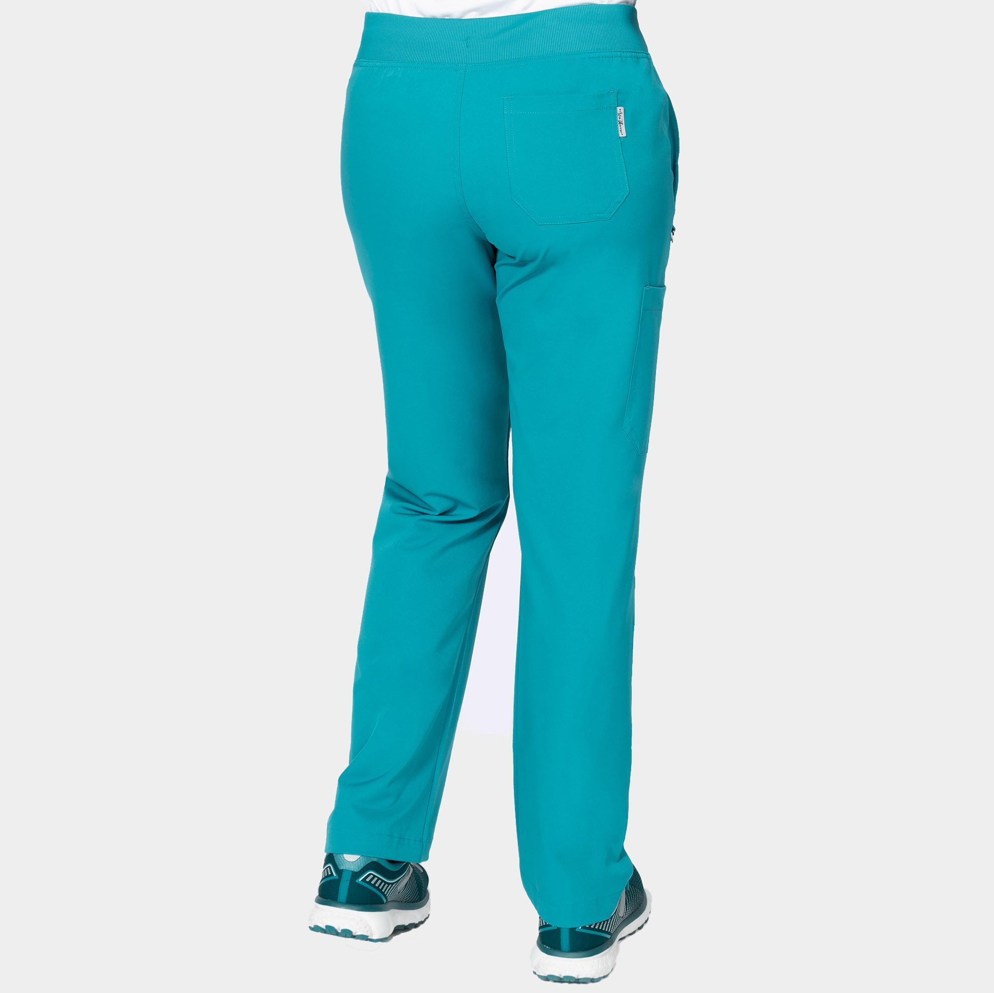 Women's Yoga Scrub Pant - Petite Length | 3018P - Image 2