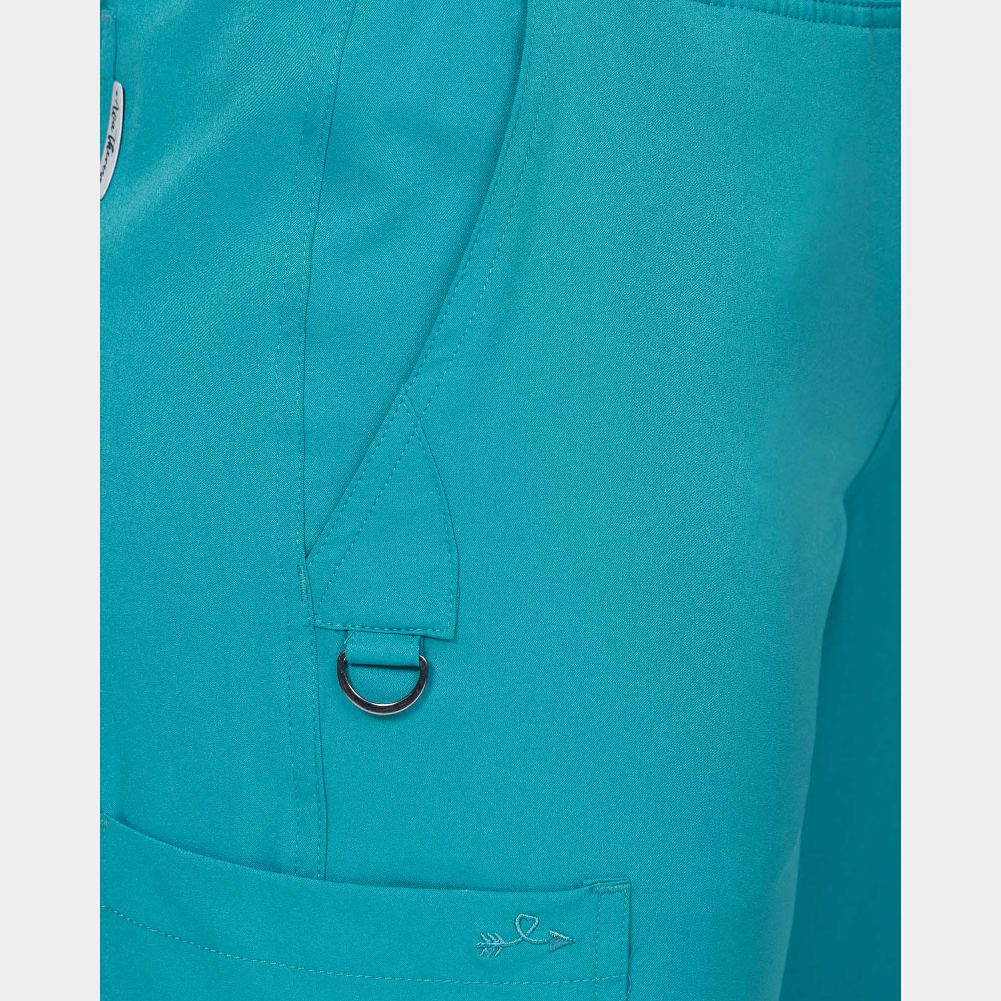 Women's Yoga Scrub Pant - Petite Length | 3018P - Image 3