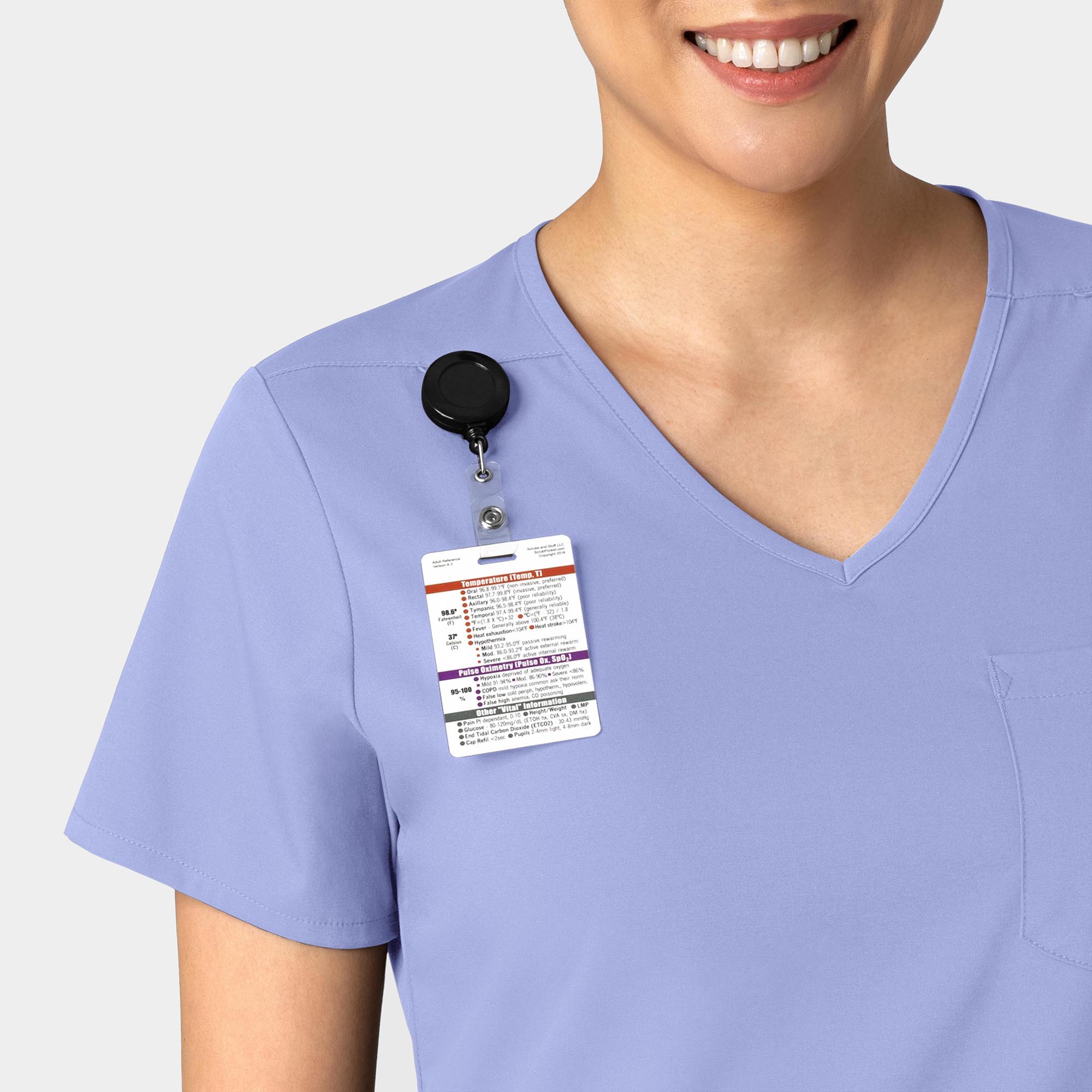 Women's Tuck-In Scrub Top | 6151 - Image 5