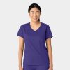 Women's 2-Pocket V-Neck Scrub Top | 6251