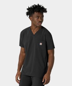 Men's V-Neck Scrub Top | C16410