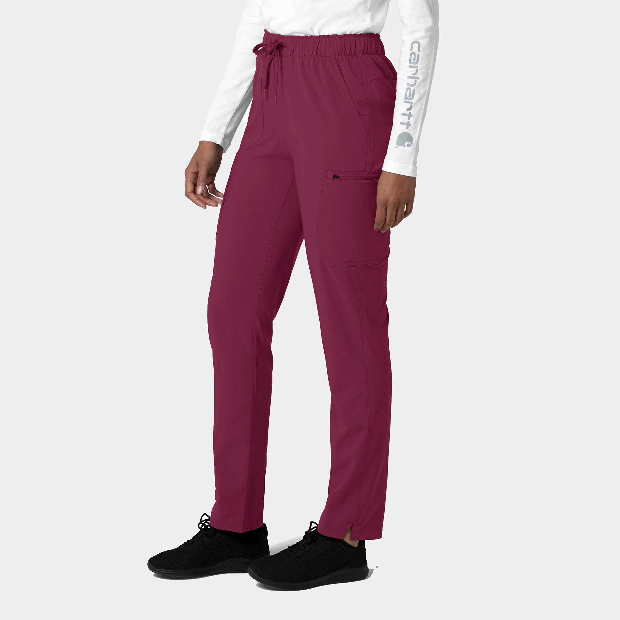 Women's Straight Leg Cargo Scrub Pant PETITE | C53210P - Image 4