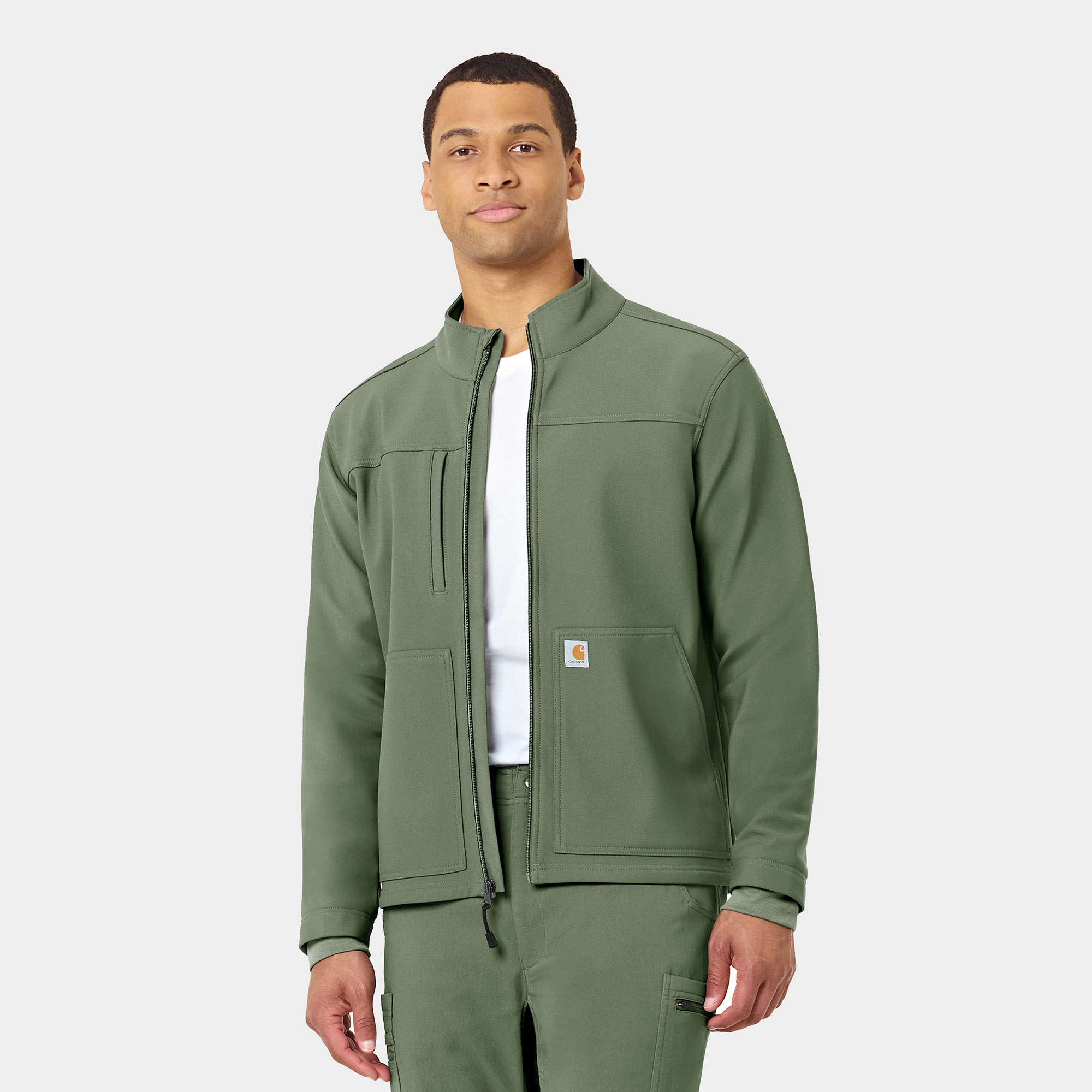 Rugged Flex Men's Bonded Fleece Jacket | C80023 - Cincy Scrubs