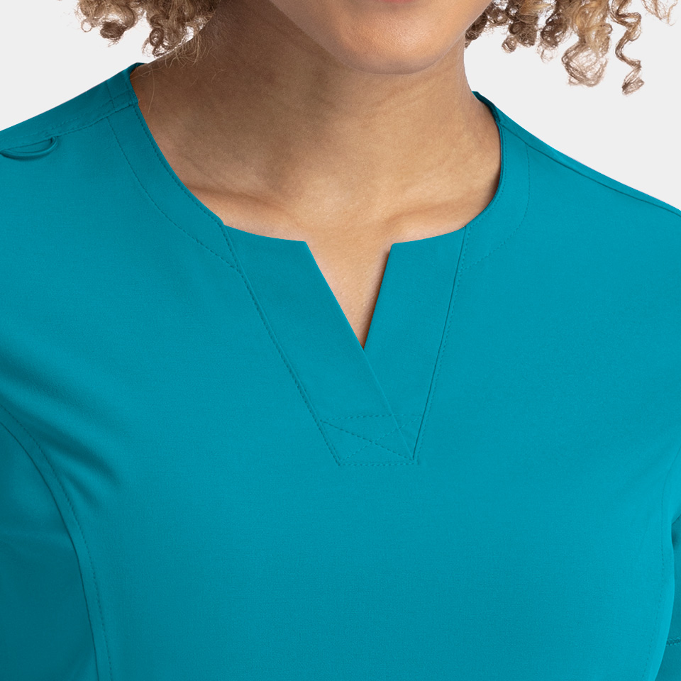 Women's Notched Neck Top | 4802 - Cincy Scrubs
