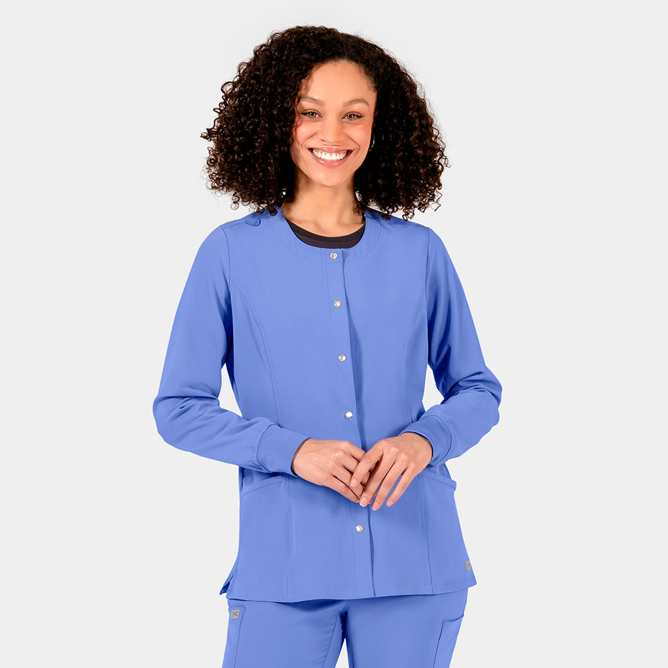 Women's Snap Jacket | 4811 - Cincy Scrubs