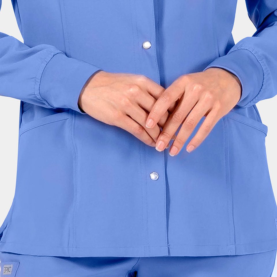 Women's Snap Jacket | 4811 - Cincy Scrubs